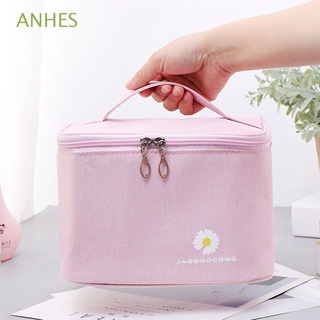 ANHES Women Makeup Bag Zipper Beauty Pouch Cosmetic Cases Portable Travel Waterproof High Capacity Storage Bag Wash Bag Toiletries Organizer/Multicolor