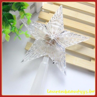 Luces Led De navidad De Plástico lauren777 estrella Luminosa Para árbol De navidad