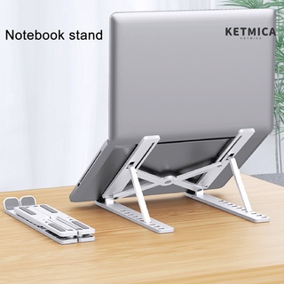 k portátil soporte plegable portátil abs diez engranaje ajuste portátil ordenador soporte para notebook tablet book (1)