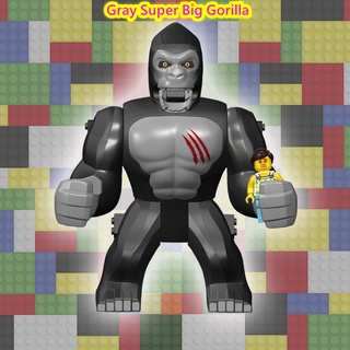 godzilla vs kong golden super big gorilla compatible con legoing minifigures king ghidorah película bloques de construcción juguetes para niños