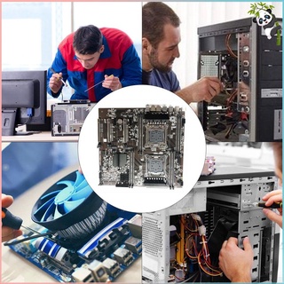 X99 Dual CPU X8 Motherboard USB 3.0 DDR4 Support SATA PCIE 16X 8X 1X Port Gigabit Network Card For Office Work