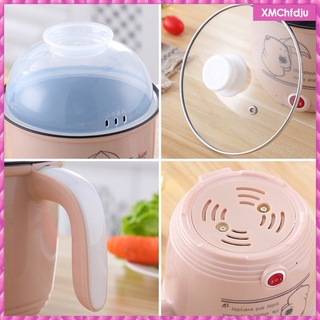 Set Mini Electric Cooker with Glass Lid Multifunctional Noodles Cooker (1)