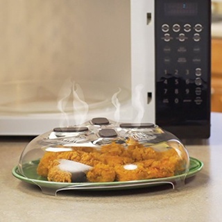 Magnet Food Splatter Guard Microwave Anti-Sputtering Cover With Steam Vents