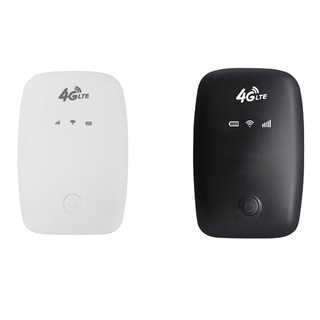 4g Router 4G LTE MiFi portátil MiFi 150Mbps móvil WiFi Hotspot 2100MAh con ranura para tarjeta Sim (blanco)