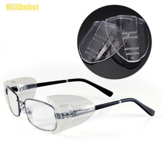 [Willbehot] Gafas de seguridad de los ojos escudos laterales, deslizamiento en el escudo lateral claro para gafas de seguridad [Hhot]