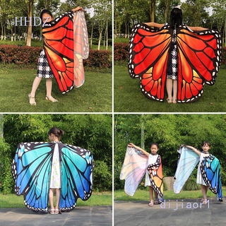 dijiaor alas de mariposa niño mariposa disfraces de hadas ala capa mujer mariposa chal colorido mariposa accesorio para navidad halloween cosplay