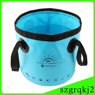 Wenzhen Music - cubo plegable de agua portátil para acampar (7)