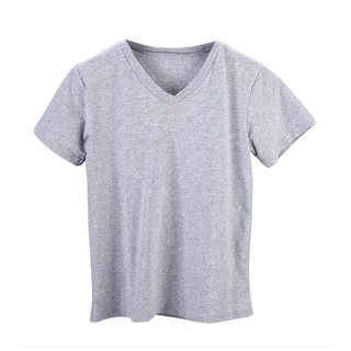 Yn hombres básico V-cuello camiseta confort suave ajustable camiseta camiseta Causal algodón Tops *0928