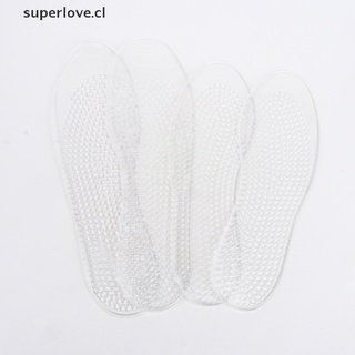 superlove 1 par de plantillas de gel de silicona para insertar zapatos, almohadillas para el cuidado del pie, alivio del dolor.