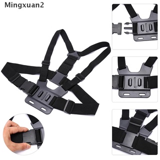 [Ming] Correa ajustable para el pecho, arnés de montaje en el pecho, accesorios para cámara de acción deportiva (1)