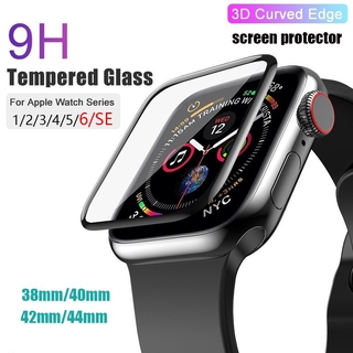 protector de pantalla para apple watch series 6 se 5 4 38mm 42mm cubierta completa vidrio protector para iwatch 3 2 1 40 mm 44 mm vidrio no templado