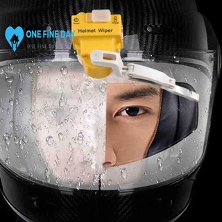 Limpiaparabrisas de casco eléctrico de motocicleta/limpiaparabrisas portátil de 5 v/carga automática USB E1B0