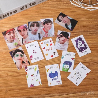 7 unids/set kpop bts member 5th muster 2019 mini photocards collective lomo card ztr3