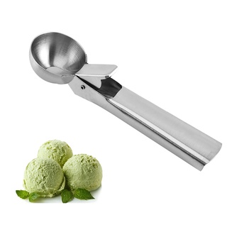 SHAYLA Stacks Ice Cream Spoon Non-Stick Digger Ice Cream Scoop Stainless Steel Watermelon Kitchen Tools Scoops Dessert Spoon Ice Ball Maker (5)