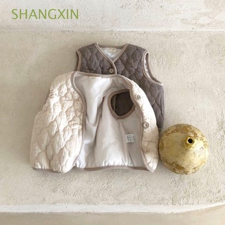Shangke Para niña niña ropa cálida otoño ropa interior Tops ropa interior abrigo sin Mangas chalecos Para bebé/Multicolor