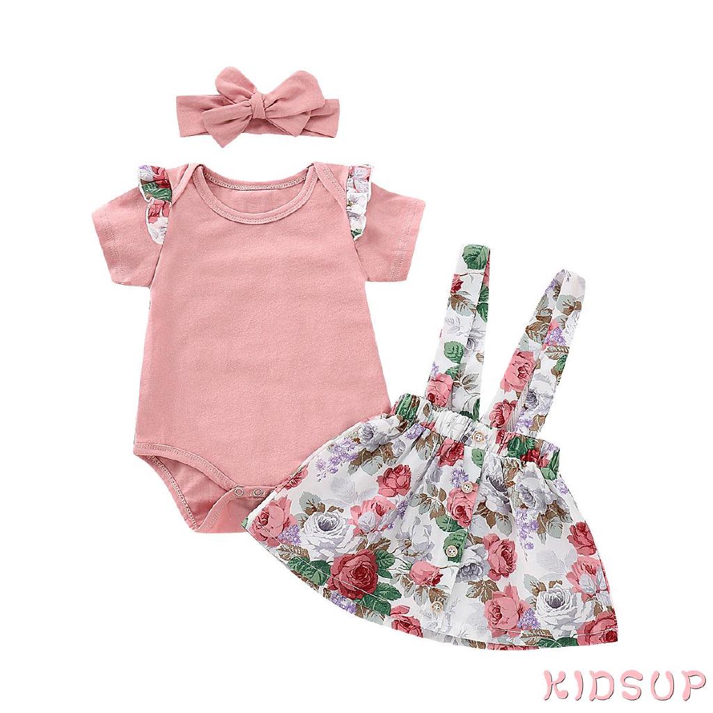 kmi- mameluco floral kidsup-bebé+falda+ diademas (1)