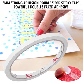 0825# 6MM Strong Adhesion Double Sided Sticky Tape Powerful Doubles Faced Adhesive