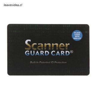 lea portátil protector de tarjeta de crédito rfid bloqueo de señales nfc escudo seguro para pasaporte caso monedero