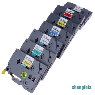 [Shengfeia] cinta de etiquetas de 12 mm 9 mm TZ-231 PT-E100B D210 para impresoras Brother P-touch