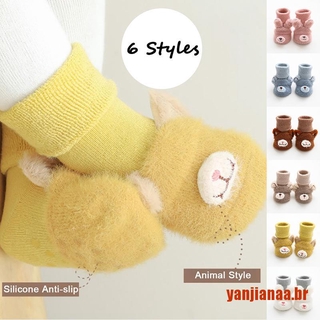[Yanaa] calcetines De goma antideslizantes Para recién nacidos/bebé/invierno