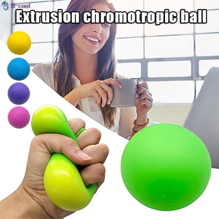 bolas de alivio del estrés de 60 mm para niños y adultos que cambian de color resistente al desgarro no tóxico libre de bpa suave elástico juguete