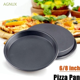 AGNUX Non-Stick Plate Carbon Steel Deep Dish Pizza Pan Bakeware Oven Kitchen Round Baking Tools Tray Mold