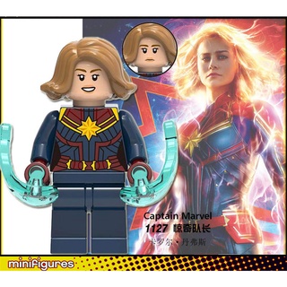captain marvel minifigura lego juguetes compatibles x1127 vengadores
