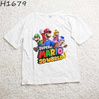 Super Mario niños camiseta moda verano Unisex camiseta ropa de niños (3)