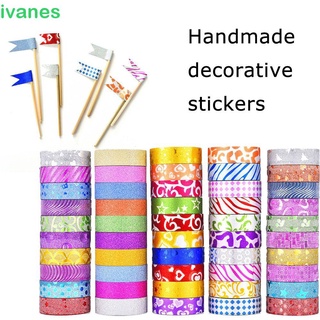 Cinta De brillos decorativas suaves Para álbum De recortes/artesanías/juguete Para niños multicolor