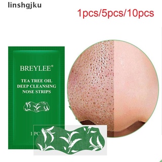 [linshgjku] Tea Tree Oil Essence Cleansing NosePore Strip Remove Oil Black Head Pimple Patch [HOT]