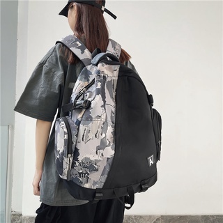 mochila de los hombres de moda versátil de gran capacidad mochila de secundaria estudiantes de la escuela secundaria estudiante mochila de las mujeres