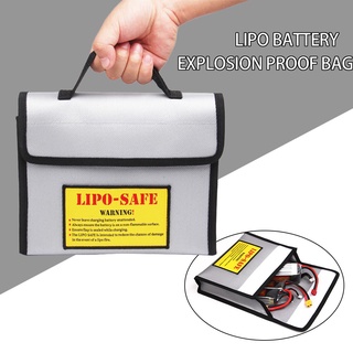 Protective LiPo Battery Explosion Proof Fireproof Guard Safe Bag 215x165x45mm