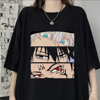 Gótico Anime Chica T-Shirt Manga Japonés Jiu-Jitsu Gráfico Camisa Corta Fresco Unisex Japonesa (1)