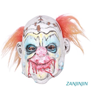 zanjinjin halloween horrible payaso máscara adulto miedo diablo cosplay props zombie máscara de halloween disfraz de fiesta accesorios