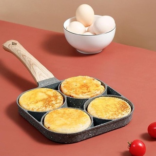 #ASP Four Hole Frying Pan Thickened Omelet Pan Non-stick Egg Pancake Steak Pan