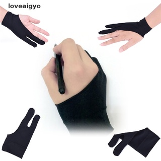 loveaigyo profesional de tamaño libre artista dibujo guante para tableta gráfica derecha/izquierda cl