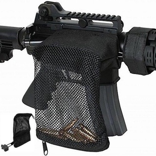Armas De Fuego Munición De Latón Shell Catcher AR 15 M4 AK47 Malla Cremallera Bolsa De La Trampa Envoltura De Bala (1)
