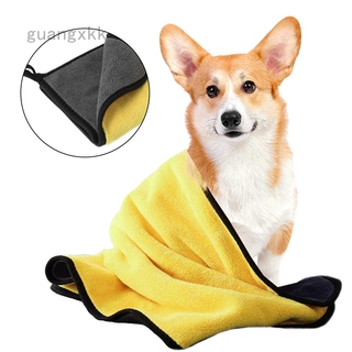 guangxkk toalla de baño para mascotas, super absorbente toalla de secado de microfibra para gato perro baño gatos manta