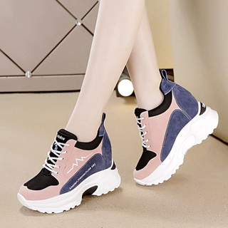 zapatos deportivos de mujer, zapatos para niñas [6 cm de aumento] zapatos deportivos