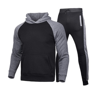 [QSDALEN] conjunto de ropa deportiva de invierno para hombre/conjunto de ropa+pantalones largos