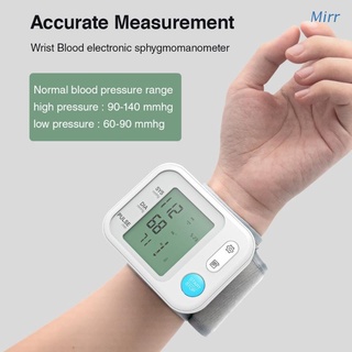 mirr monitor de muñeca inalámbrico portátil monitor de presión arterial con puño cómodo (1)