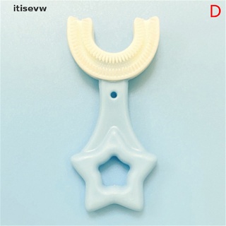 itisevw cepillo de dientes para niños en forma de u cepillo de dientes de cuidado oral cepillo de dientes para niños de 2-12 cl
