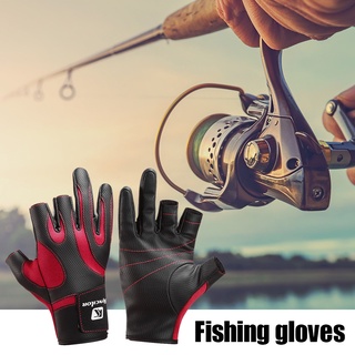 ready guantes deportivos al aire libre 3 dedos corte unisex antideslizante pesca senderismo manoplas