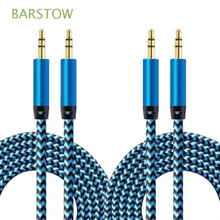BARSTOW-Cable De Audio De Nailon Macho A Adaptador De Auxiliar De 3,5 mm AUX Auriculares Conectado Estéreo Cables Digitales/Multicolor