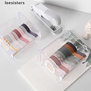 Leesisters Masking Tape Cutter Washi Tape Storage Organizer Cutter Office Tape Dispenser CL (3)
