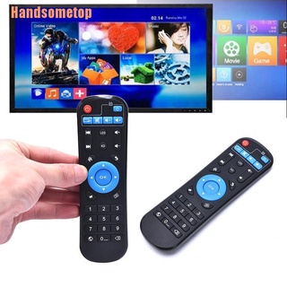 handsometop (@) mando a distancia de repuesto para tv box x88 h96 x96 mini hk1 t95 smart tv box