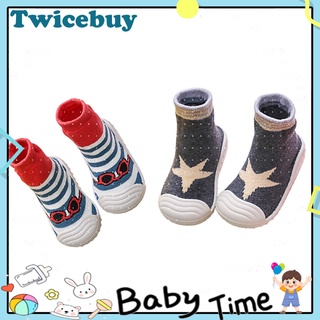twicebuy.cl otoño invierno bebé niños pequeños calcetines de piso bebé niñas niños espesar zapatos calientes