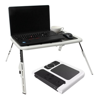Mesa Cama Portátil Notebook Laptop Plegable 2 Ventiladores