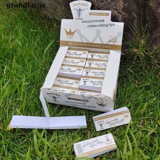 [grandlarge] 5 folletos accesorios para fumar cuerno translúcido clásico cigarrillo de papel natural (1)