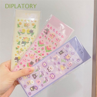 DIPLATORY Korean Ins Decoration Stickers Idol Card Scrapbooking Sticker Album Photo Transparent DIY Laser Stationery/Multicolor